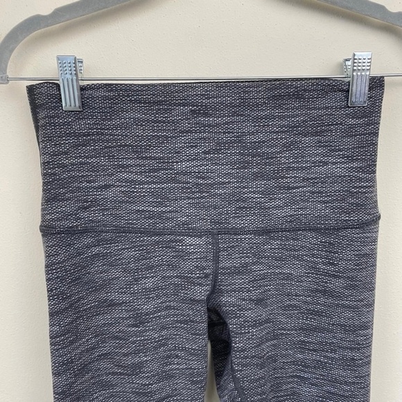Lululemon Wunder Under Pant III Diamond Jacquard Space Dye Black Slate - Picture 8 of 10